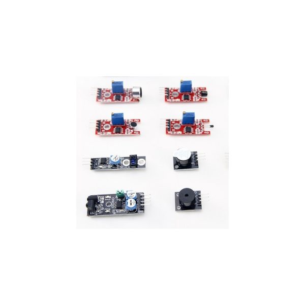Kit De Modules Capteurs 37 En 1 Pour Débutants - Boîte PVC - Composants électroniques éducation MCU